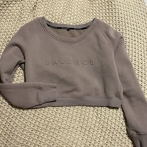 Balance Athletica Essence Crew- Sea Salt- Size SMALL